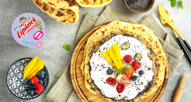 Lokše nasladko s Tradičným Lipánkom a ovocím