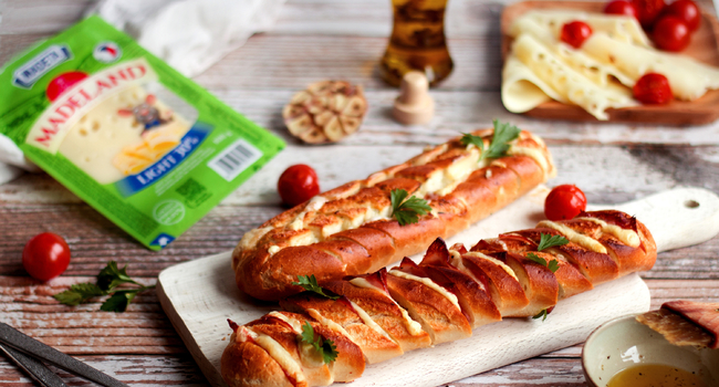 Zapekan&eacute; bagety s Madelandom