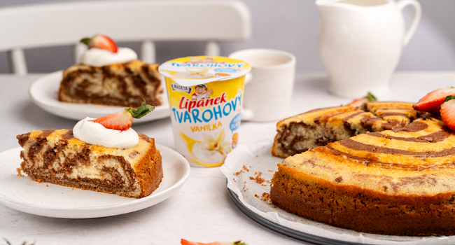 Zebra torta s Lipánkem