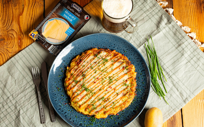 Bramboráková pizza s Moravským bochníkem