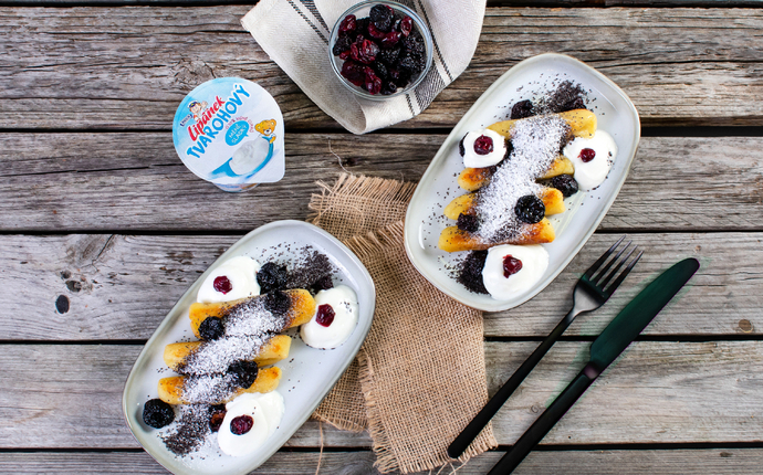 Bramborové šišky s mákem a Lipánkem tvarohovým