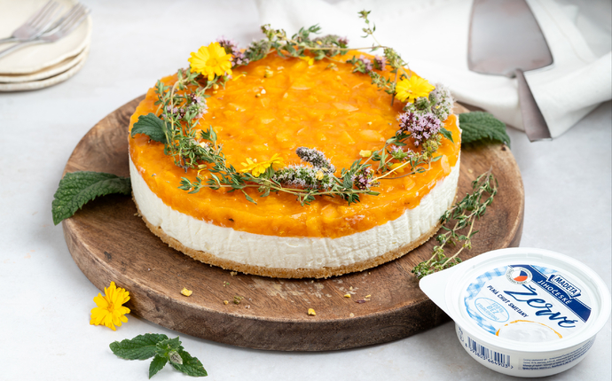 Cheesecake s meruňkami a tymiánem