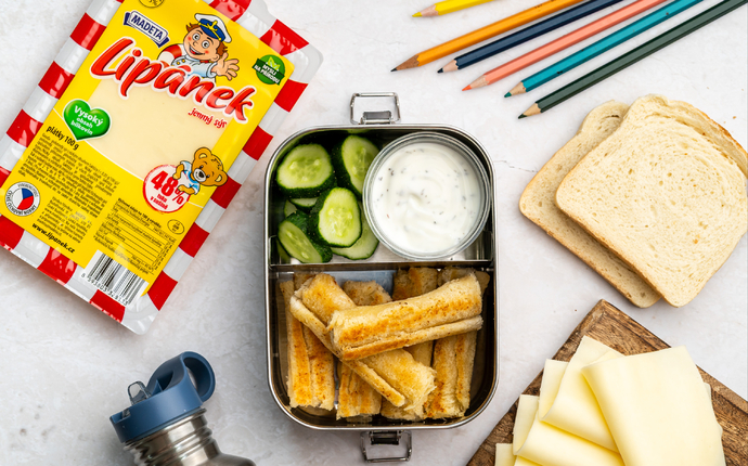 Sýrové rolky z toastového chleba