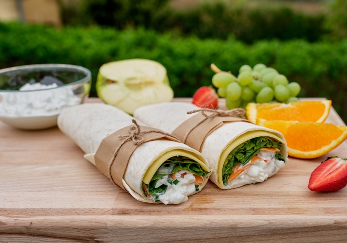 Kliknite pre zväčšenie Wrap s Jihočeským cottage a plátkovým sýrem Lipánek