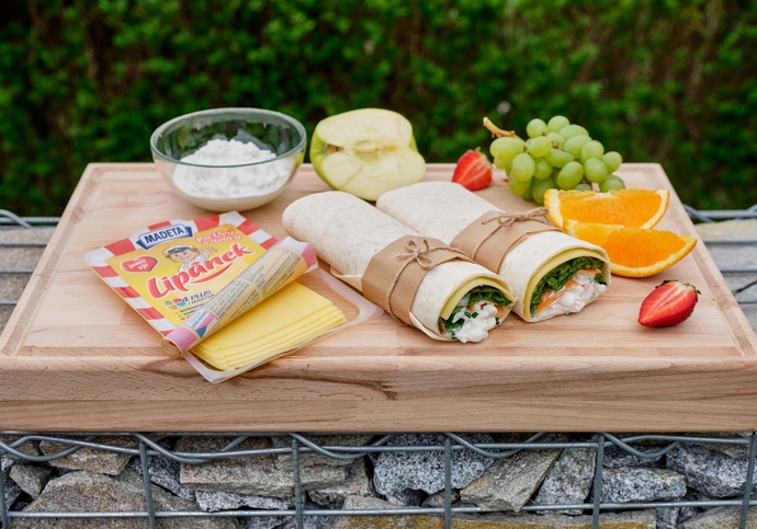 Kliknite pre zväčšenie Wrap s Jihočeským cottage a plátkovým sýrem Lipánek