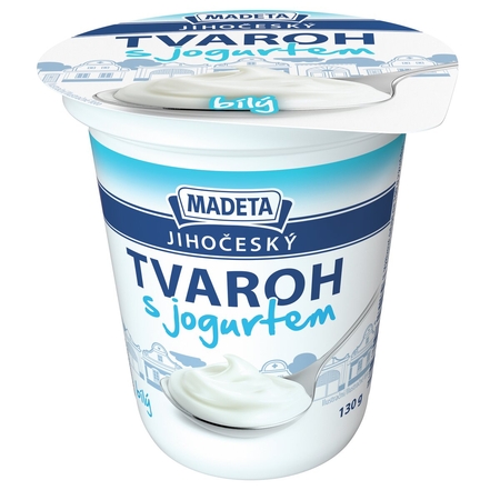 Jihočeský tvaroh s_jogurtem bílý 130_g