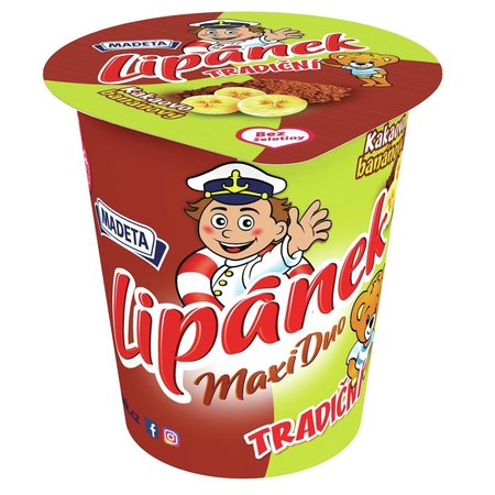 Kliknite pre zväčšenie Lipánek DUO MAXI kakao–banán 130_g