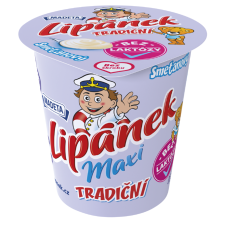 Lipánek MAXI smotanový bez_laktózy 130_g