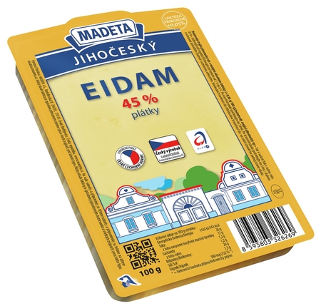 Kliknite pre zväčšenie Jihočeský eidam 45% plátky 100_g