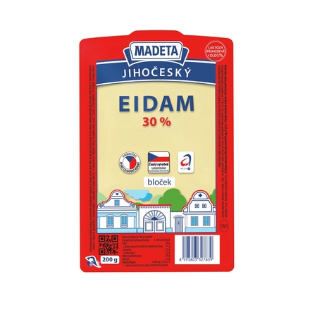 Kliknite pre zväčšenie Jihočeský eidam 30% bloček 200_g