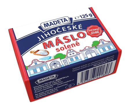 Jihočeské maslo solené 77% 125_g