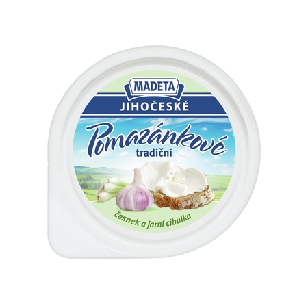 Jihočeské nátierkové tradičné cesnak a_jarná cibuľka 31% 150_g