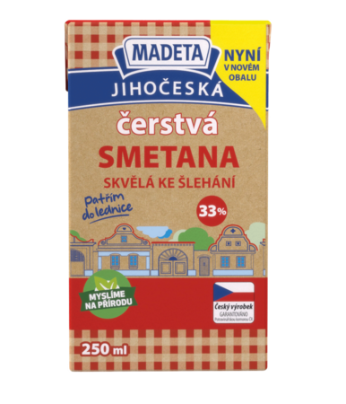Kliknite pre zväčšenie Jihočeská smotana na_šlahanie 33% 250_ml