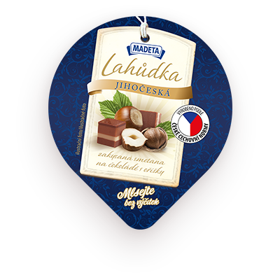 Kliknite pre zväčšenie Lahôdka zakysaná smotana na_čokoláde s_orieškami 130_g