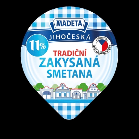 Kliknite pre zväčšenie Jihočeská zakysaná smotana 11% 180_g