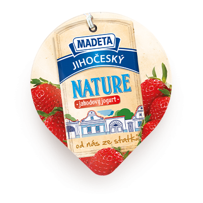 Kliknite pre zväčšenie Jihočeský Nature jahodový jogurt 2% 150_g
